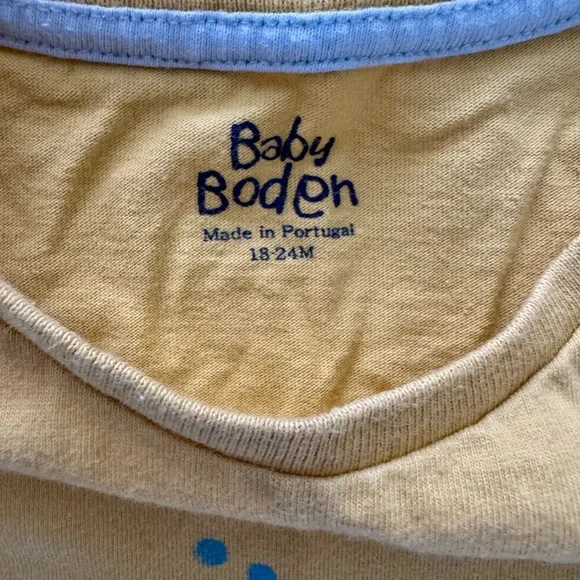 Baby Boden Mustard Octopus Tee - Picture 3 of 3